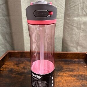 NWT pink contigo 24 oz.‎ ashland autospout water bottle Hydrate Drink Cup Active